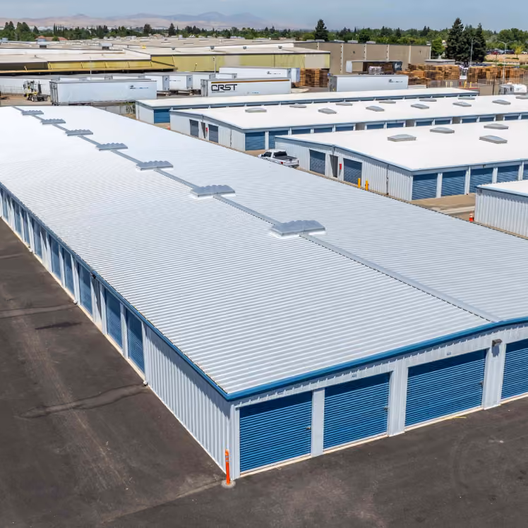 Tracy Self Storage steel buildings
