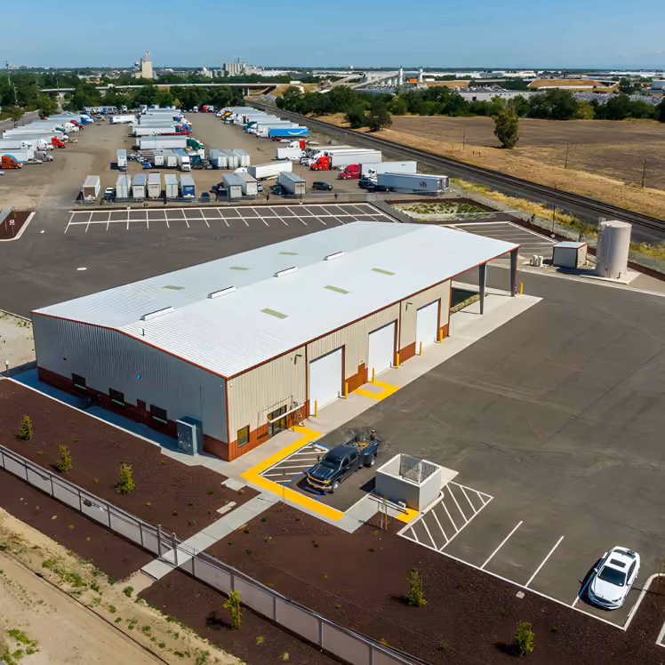 French Camp Truck Shop custom commercial steel building