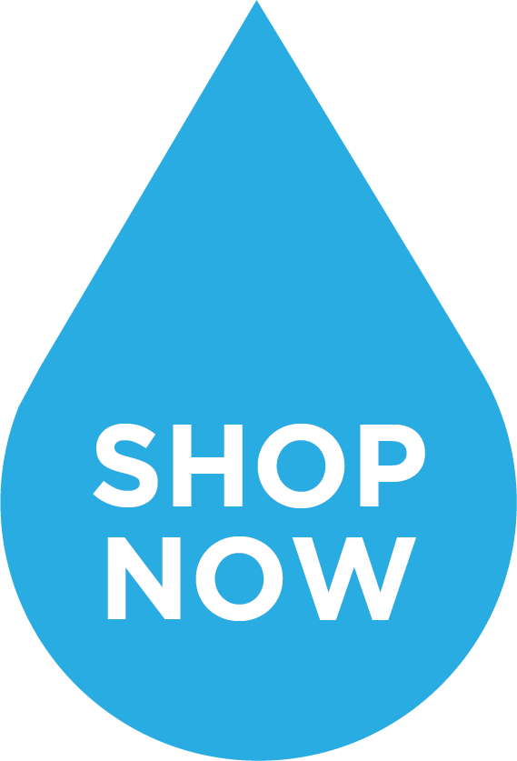 Shop Now in Water Droplet