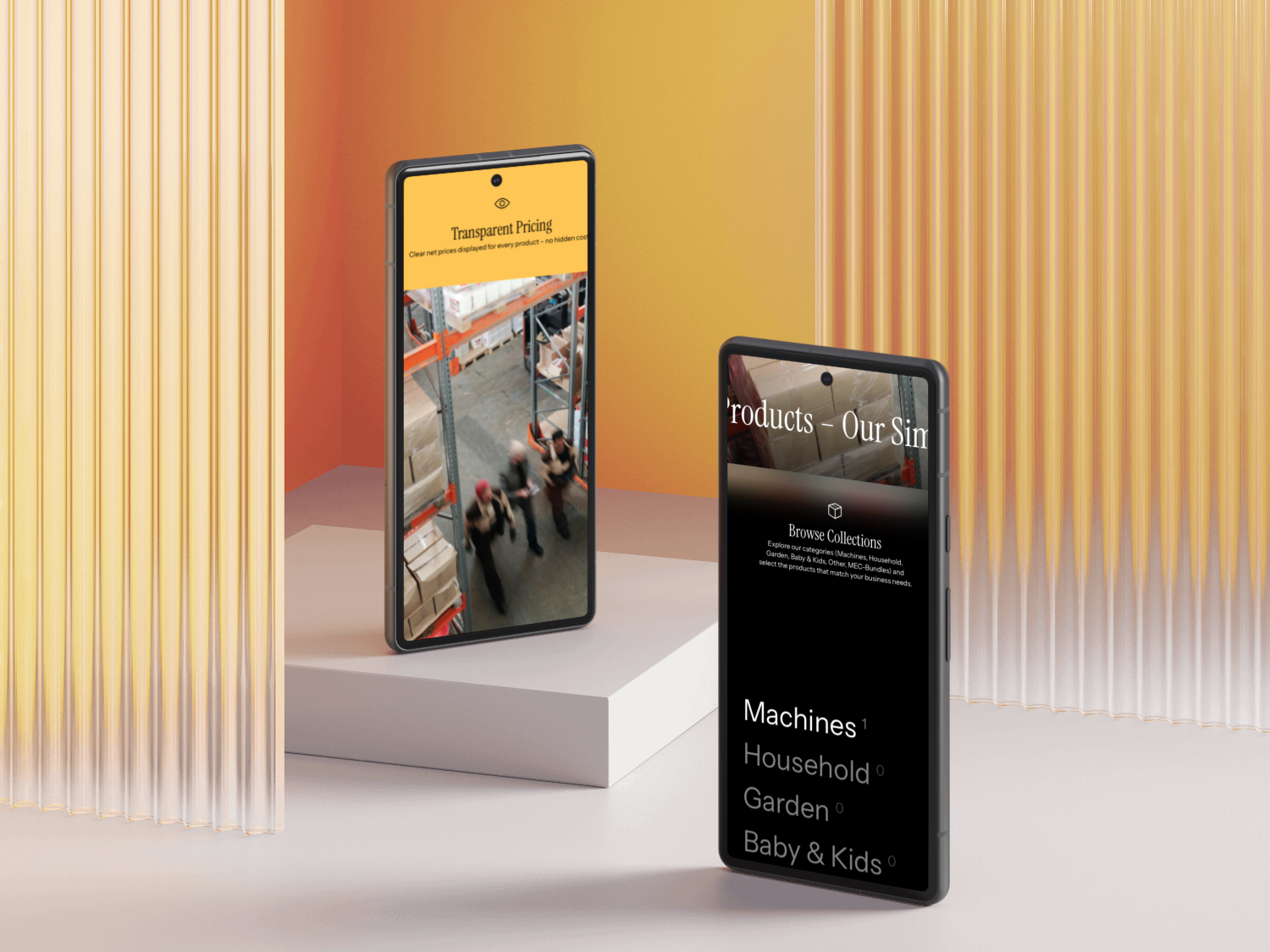 B2B-Großhandel Onlineshop