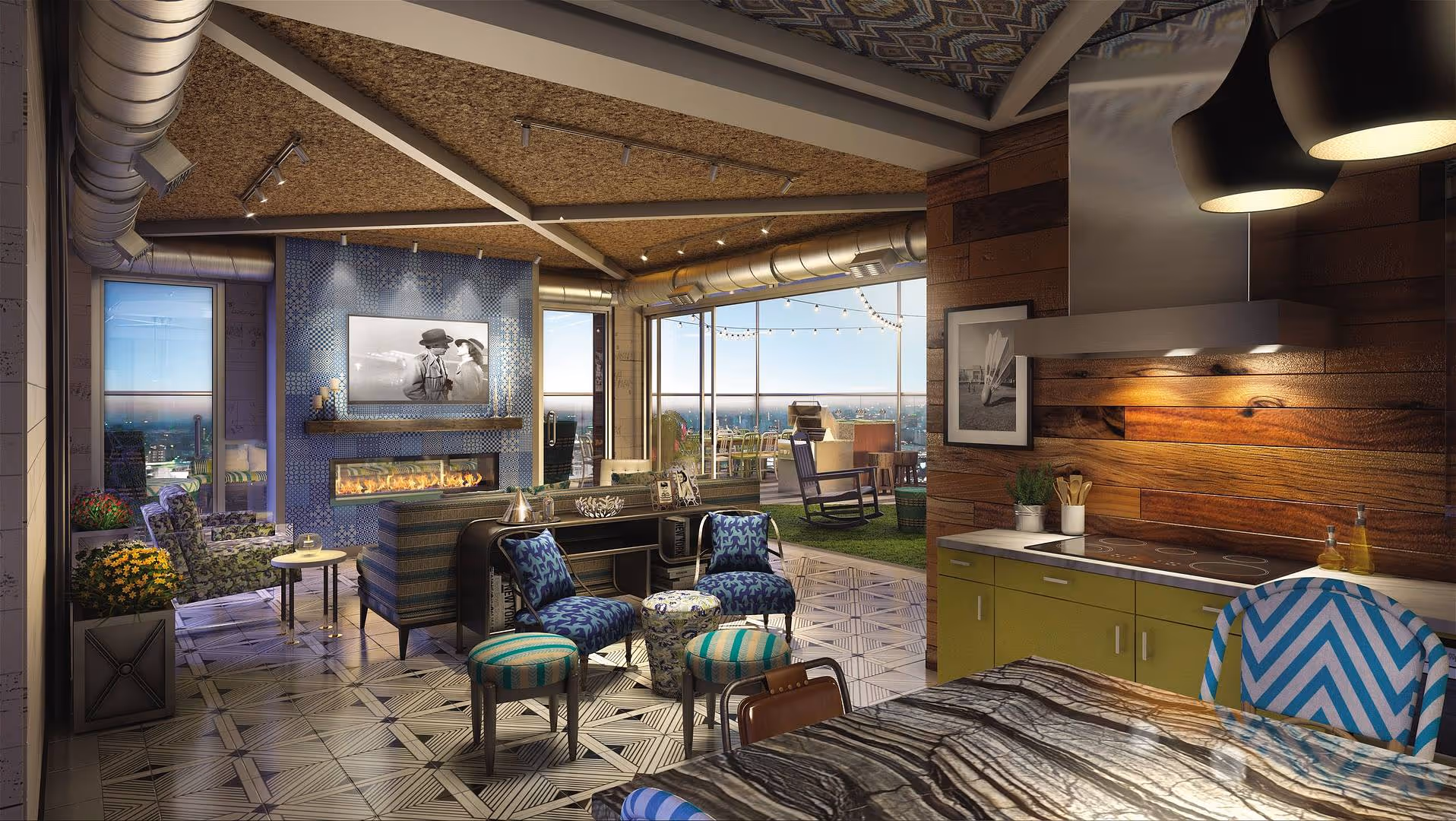 indoor dining area