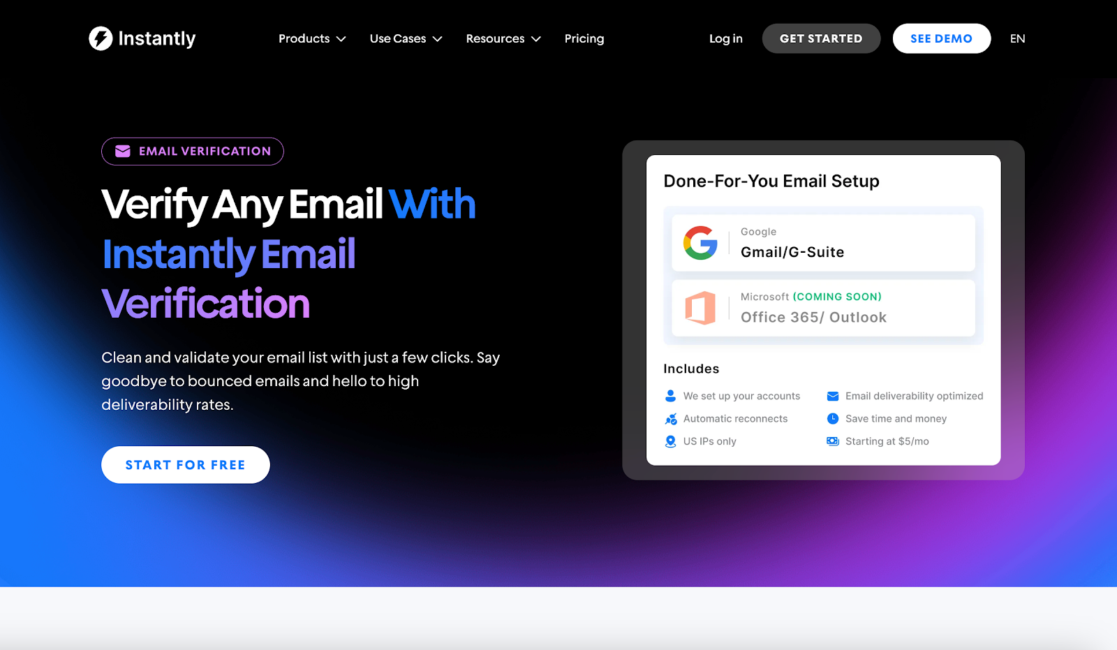 Instantly Email Verifier