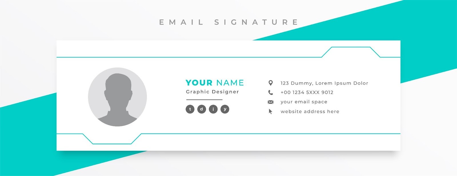 Email Signature example for personal brands