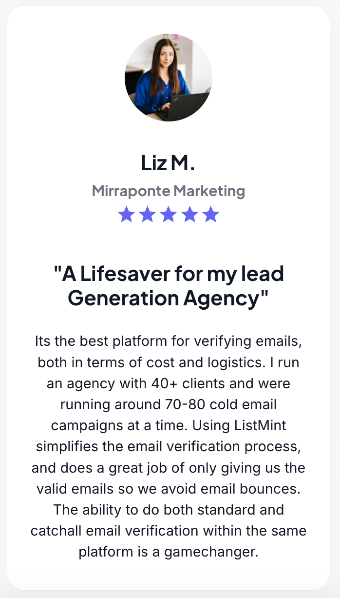 listmint customer testimonials