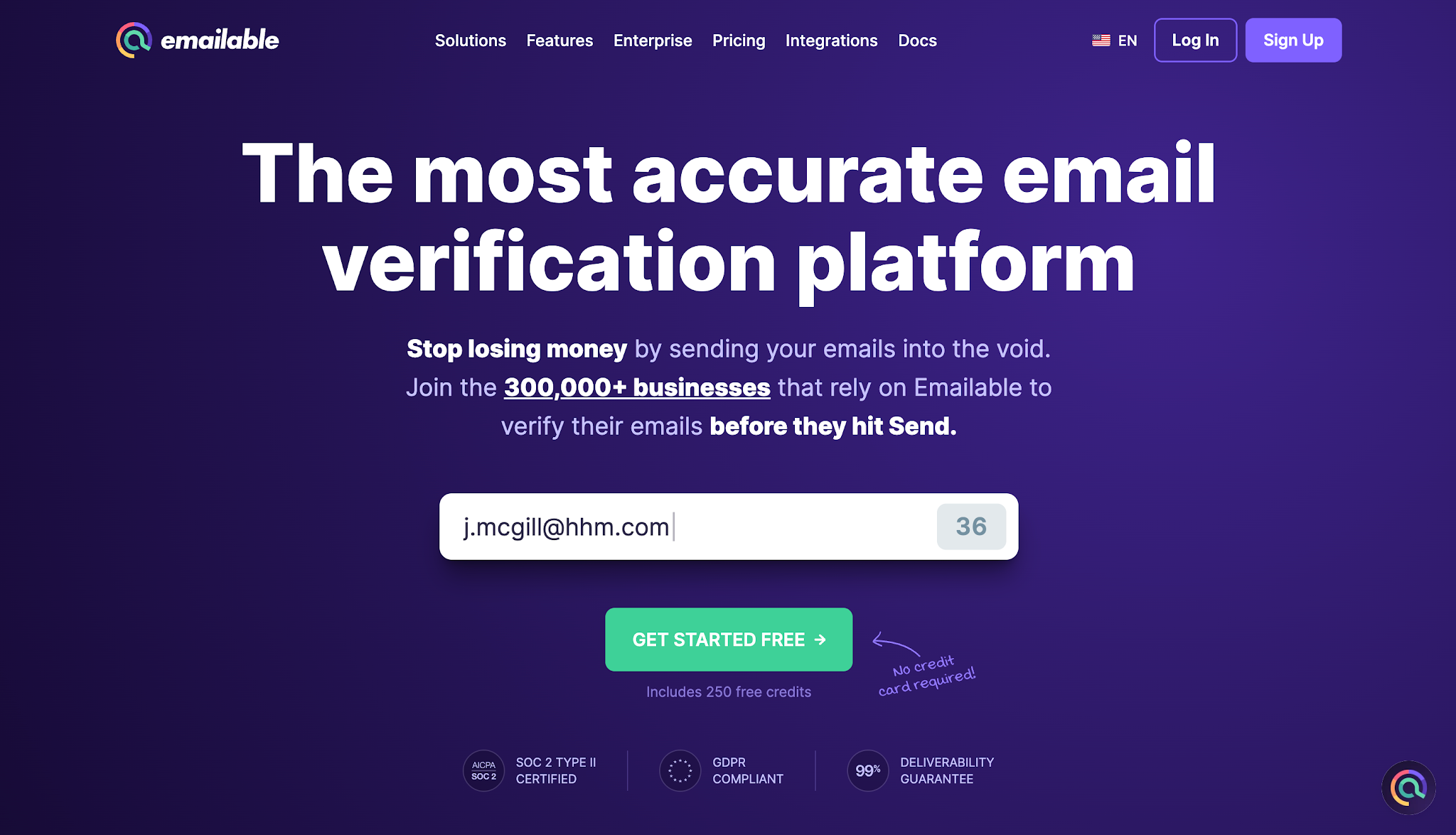 Emailable