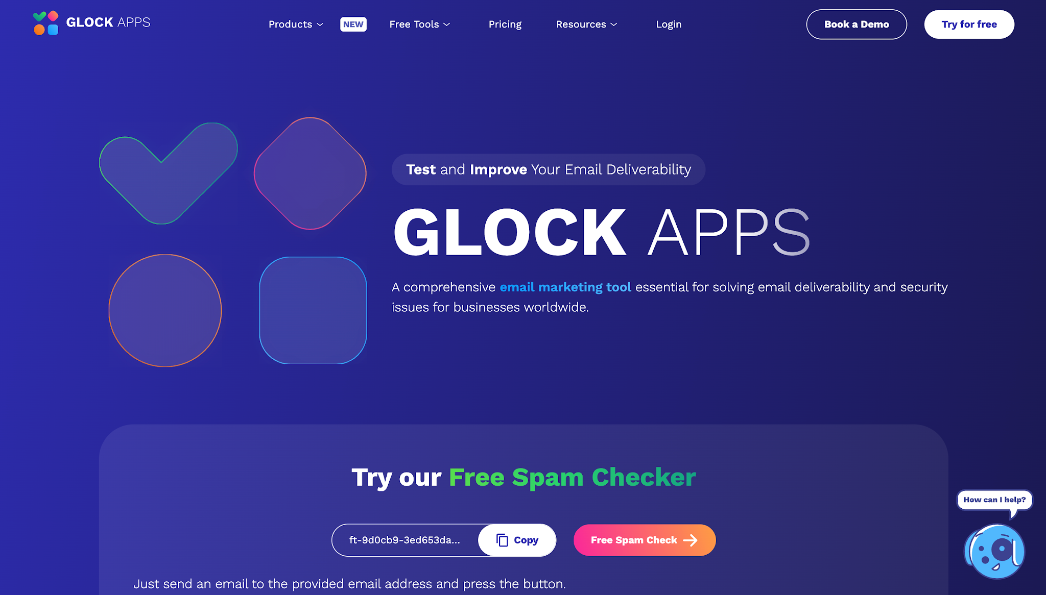 GlockApps homepage.