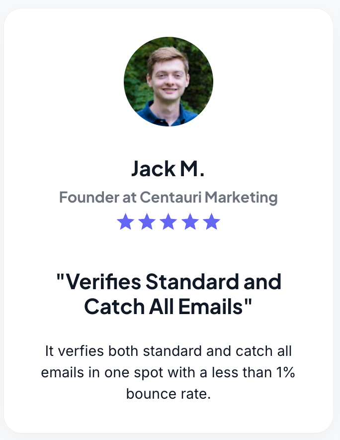 Jack M Listmint testimonial.