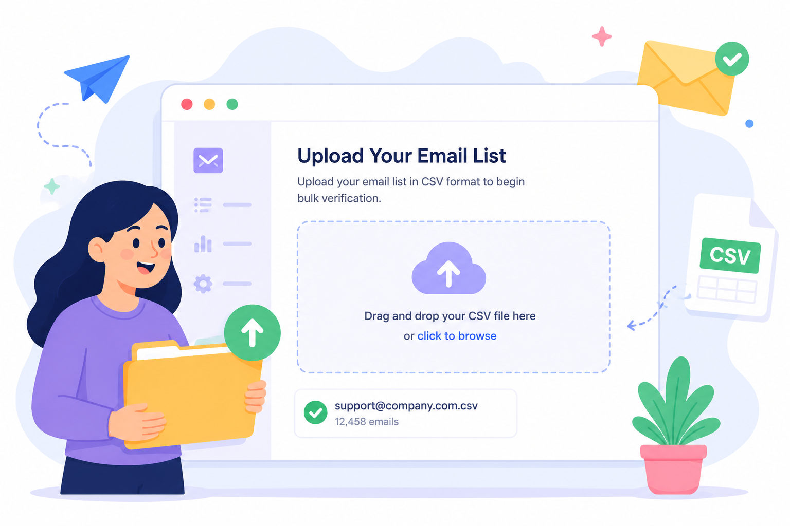 Upload Your Email List