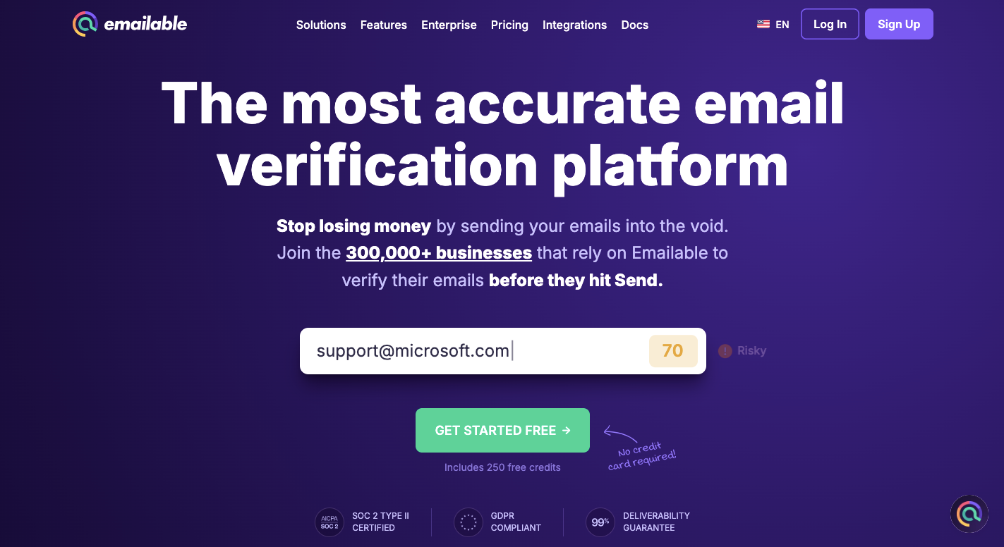 Emailable