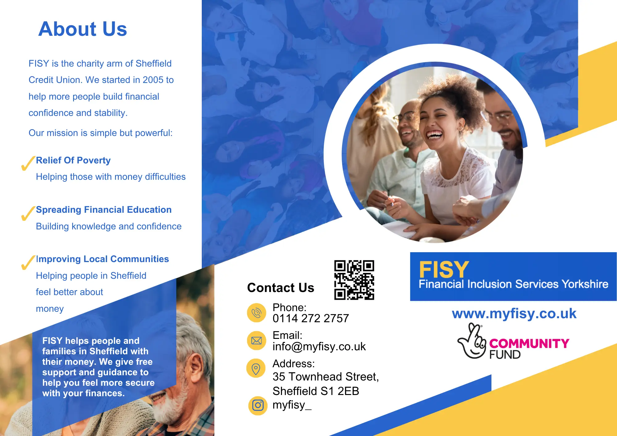 Friends Capital mortgages tri-fold leaflet, outside spread
