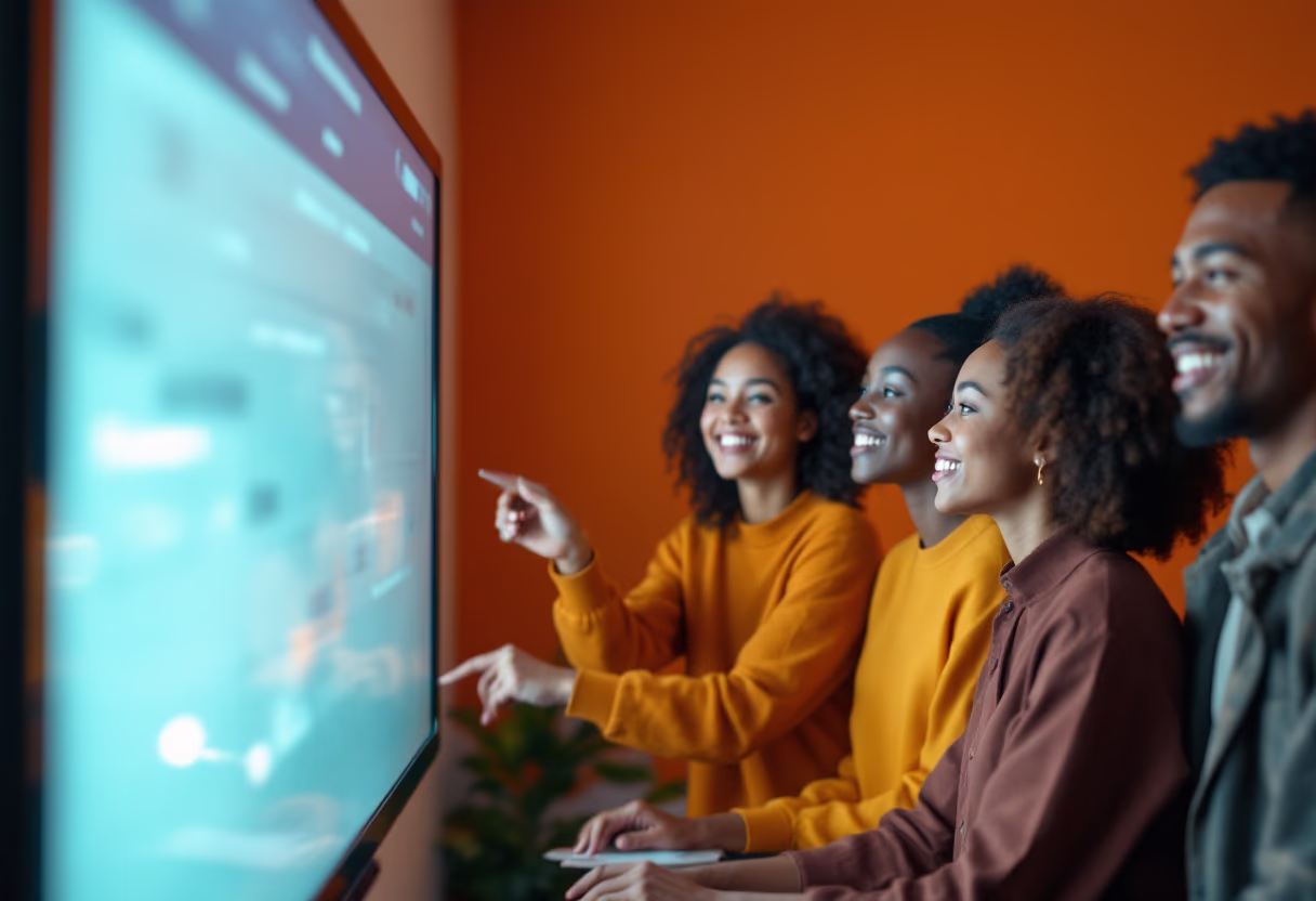 image of students using technology (for a edtech)