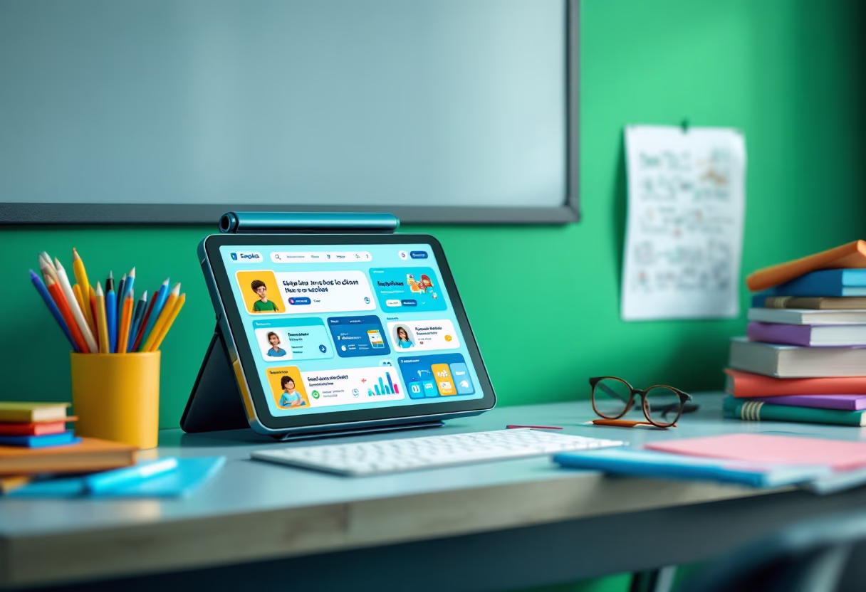 interactive educational tool in a classroom