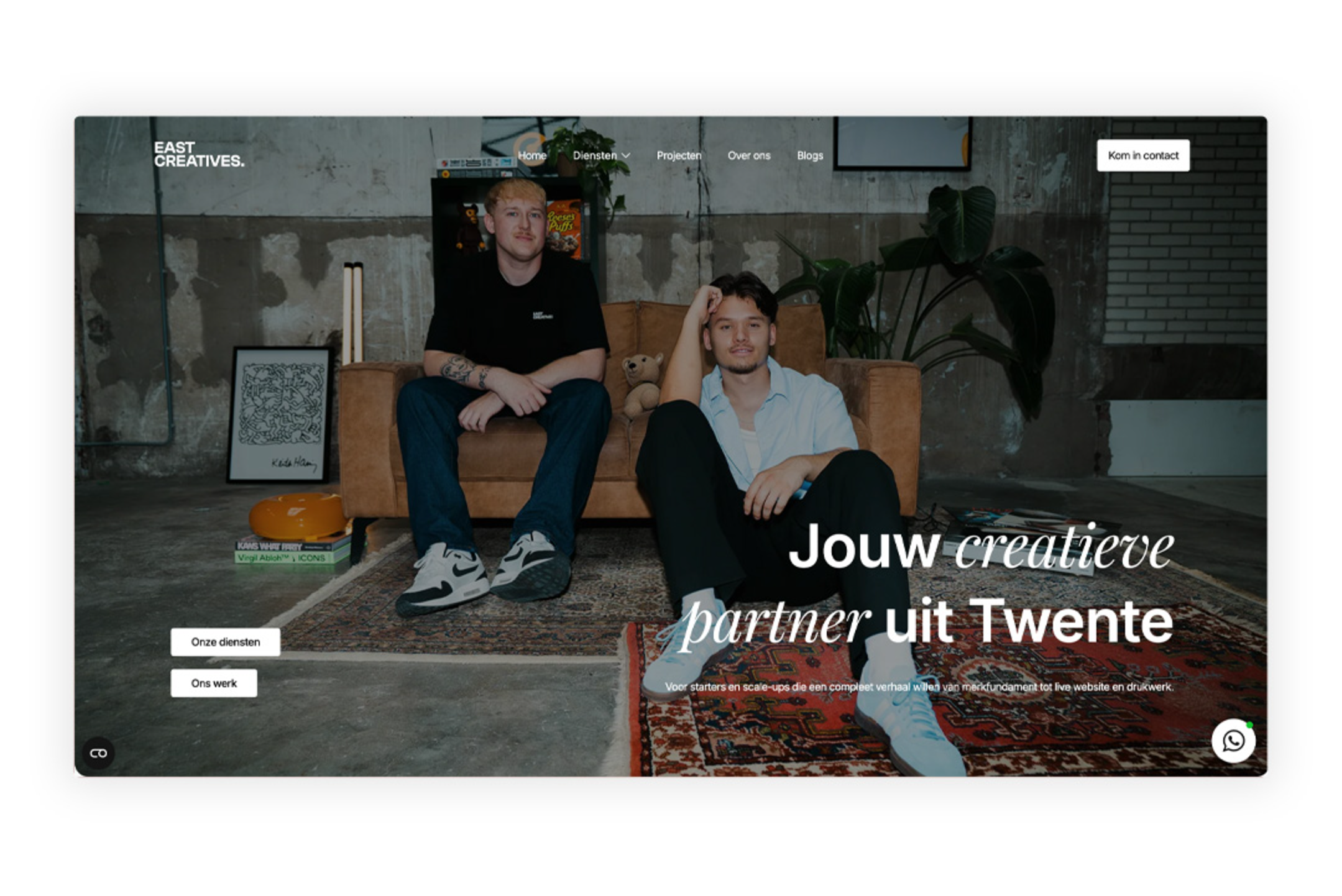 East Creatives - Website thumbnail