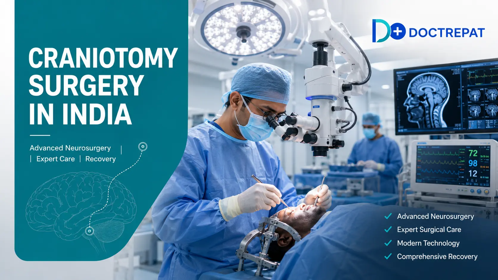 craniotomy surgery in India for Ethiopian patients