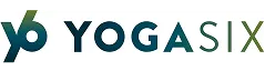 Yogasix logo with stylized letter y and number 6 in blue and green.