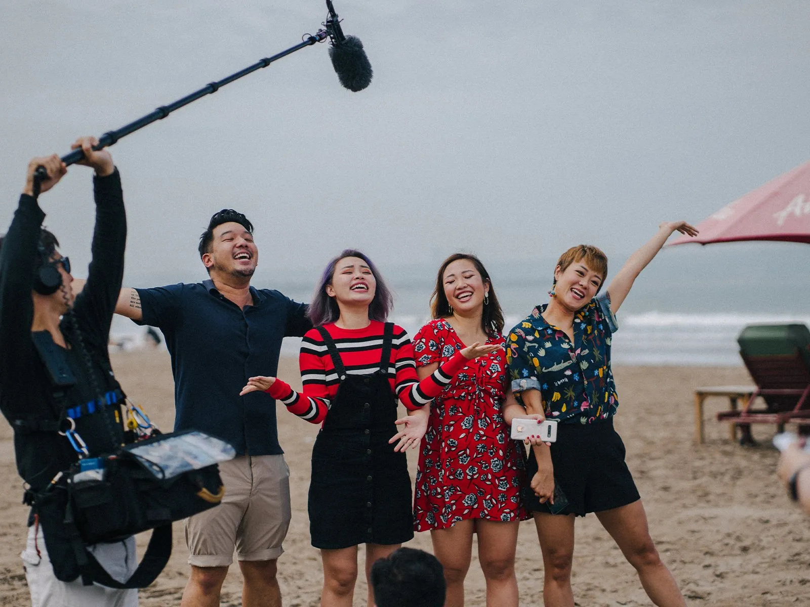 Behind the scenes of a TVC Commercial video shoot.