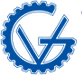 Blue circular logo with stylized letters V and G integrated inside.