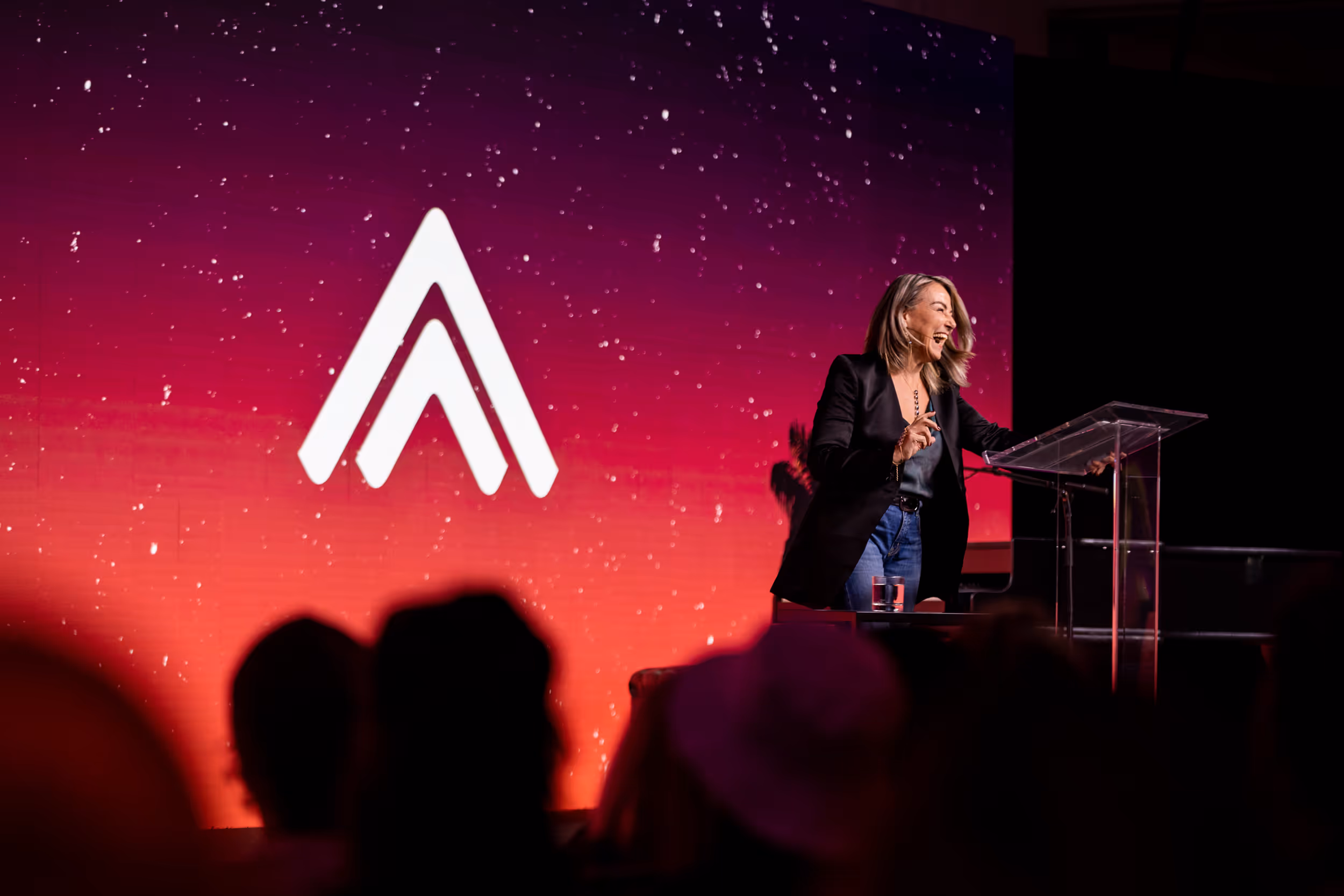 Esther Perel Speaking at conference