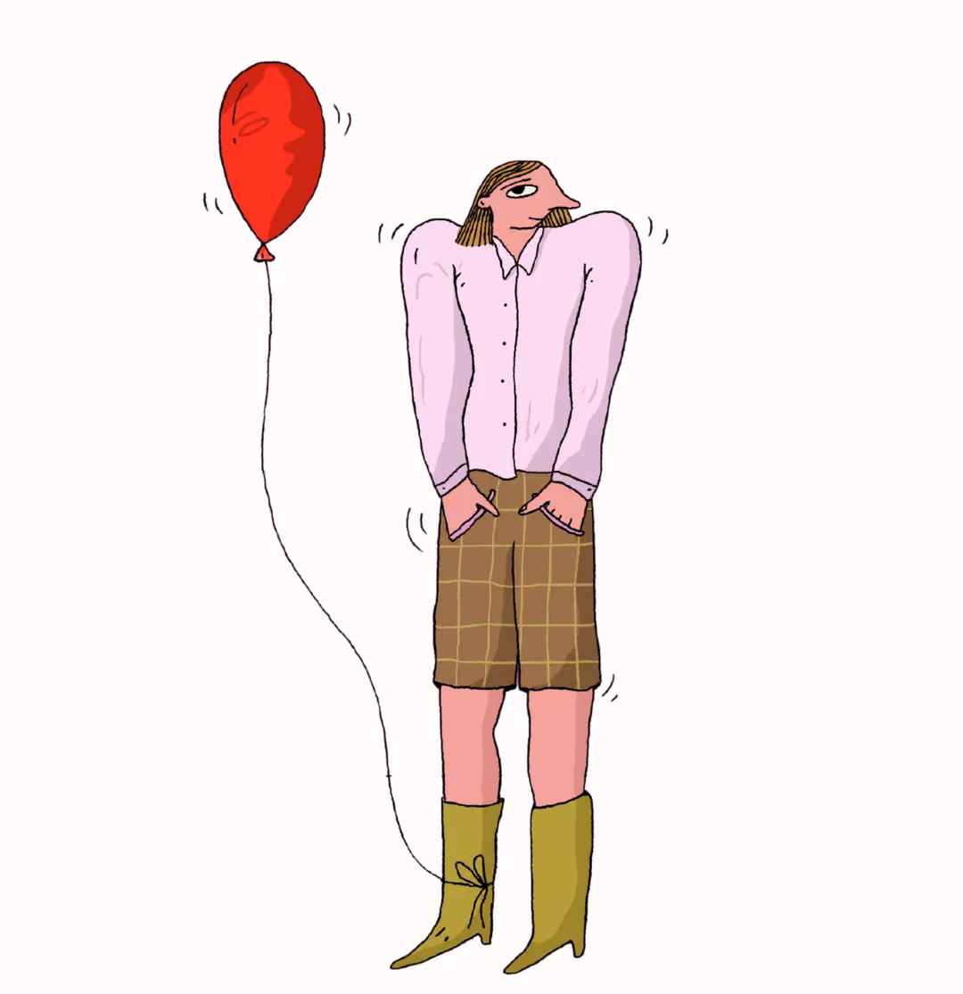 Illustration of people waiting in line