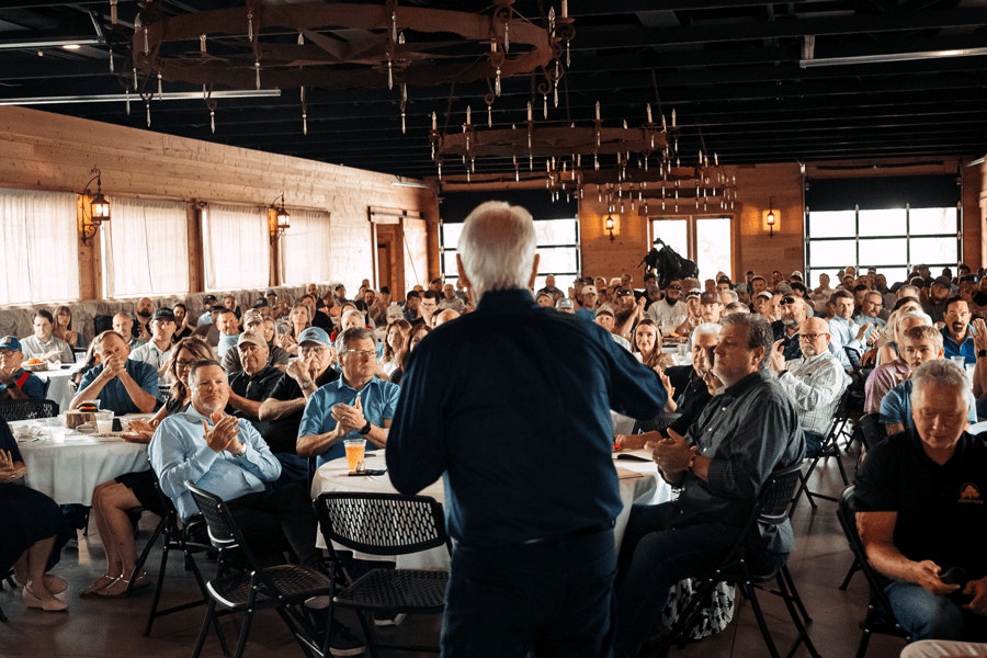an event at the Cedar Gate property