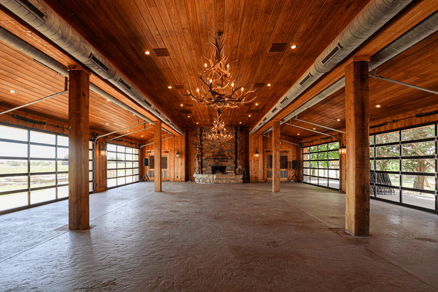 the Cedar Gate indoor space