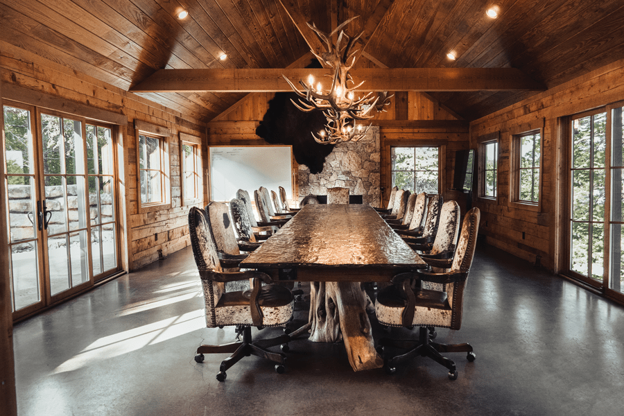the Cedar Gate indoor space