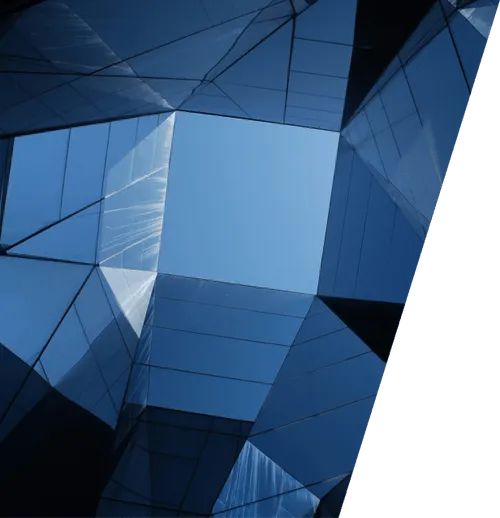 a close up of a building with a sky in the background