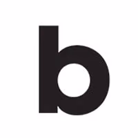 Lowercase black letter b on a white background.