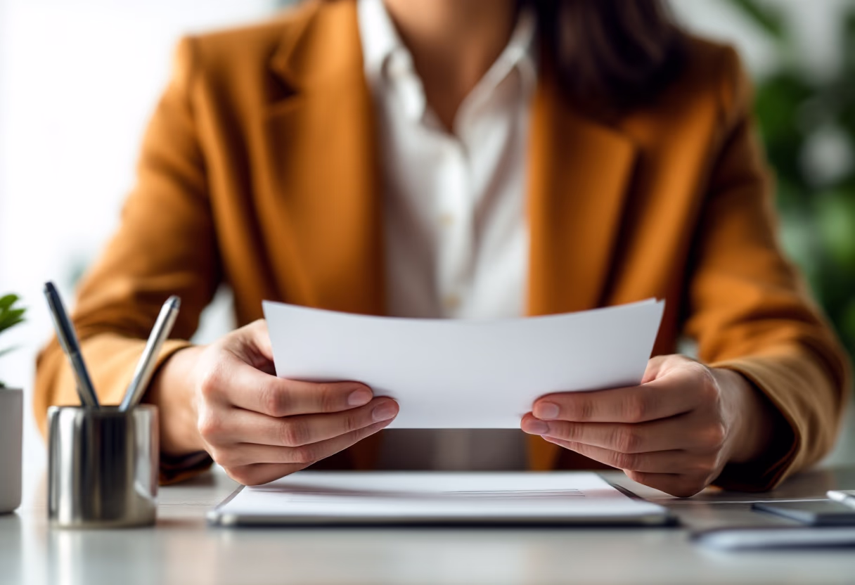 image of customer service representative at work (for a financial advisor)
