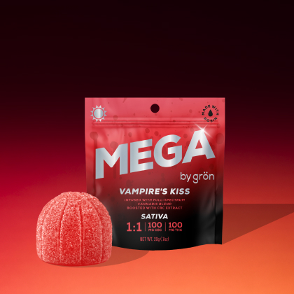 Grön Edibles Bite Club Vampire's Kiss MEGA