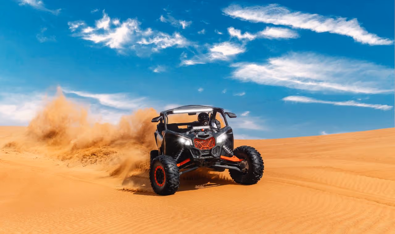 buggy canam dans les dunes