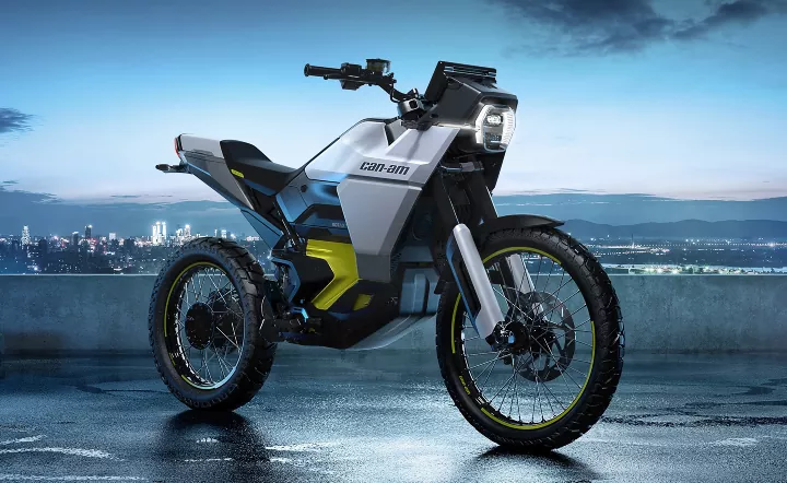 moto electrique origin, trail de chez canam