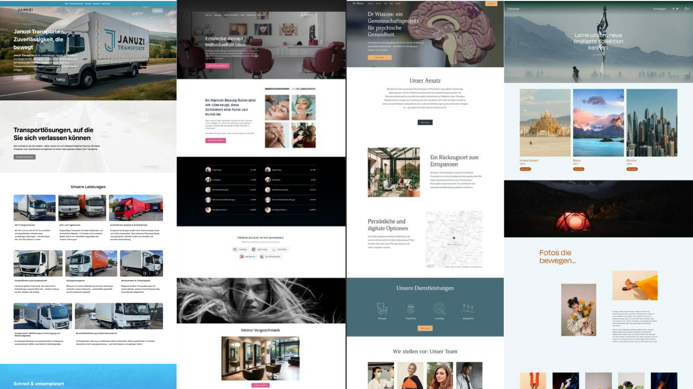 websites für coaches demo
