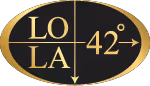 LoLa 42 logo, hospitality client in Boston