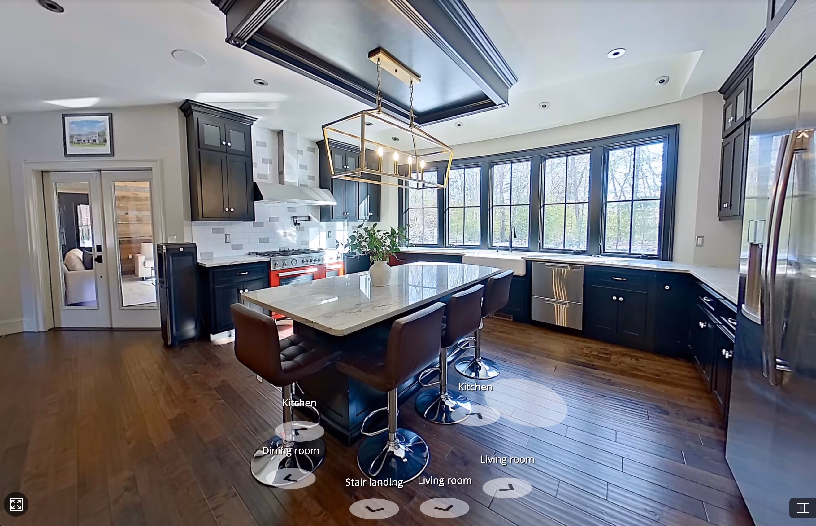 Virtual 3D tour preview of luxury home interior in Plainville MA.