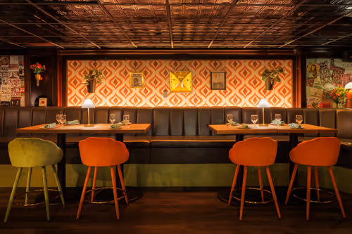 Boston, MA Restaurant Photography | Back Bay Social – The Retro Room Lounge