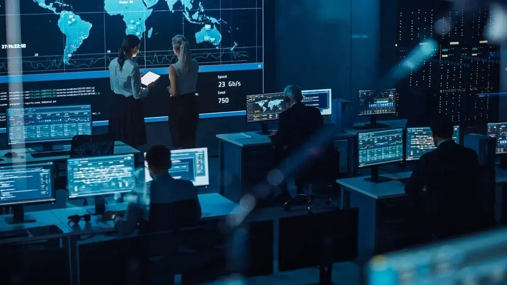 Group of computer intelligence contractors working on a top secret project