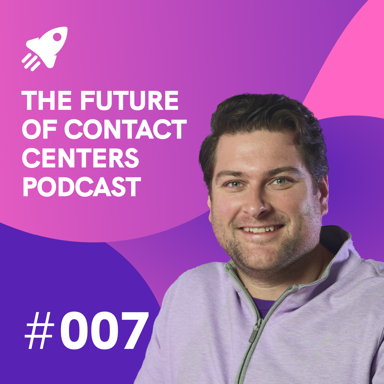 Future of Contact Centers podcast cover, episode #007: Contact Center AI in Action: Staffing & Workforce Management