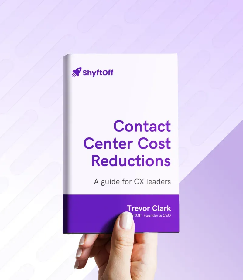 Contact Center Cost Reductions eBook cover