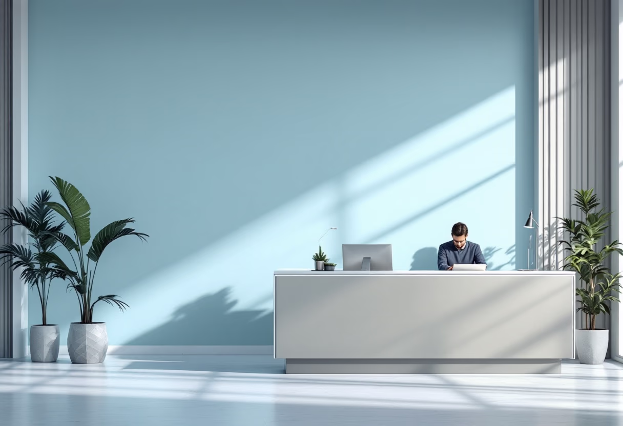 image of customer service area (for a trucking company)