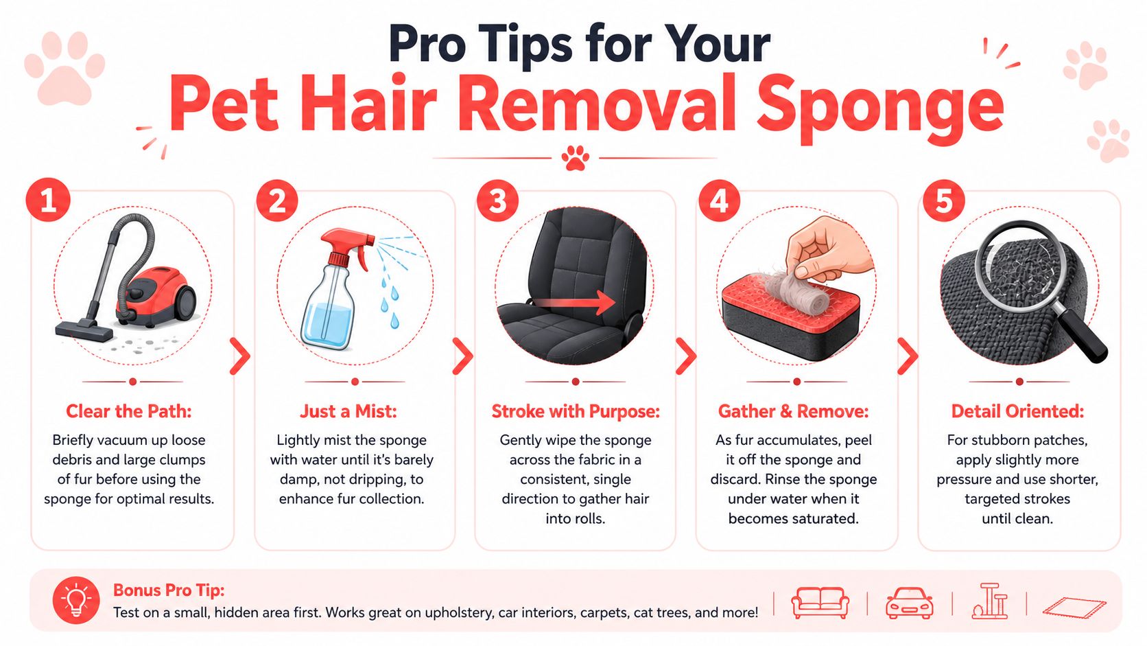 How to Use a Pet Hair Removal Sponge Like a Pro