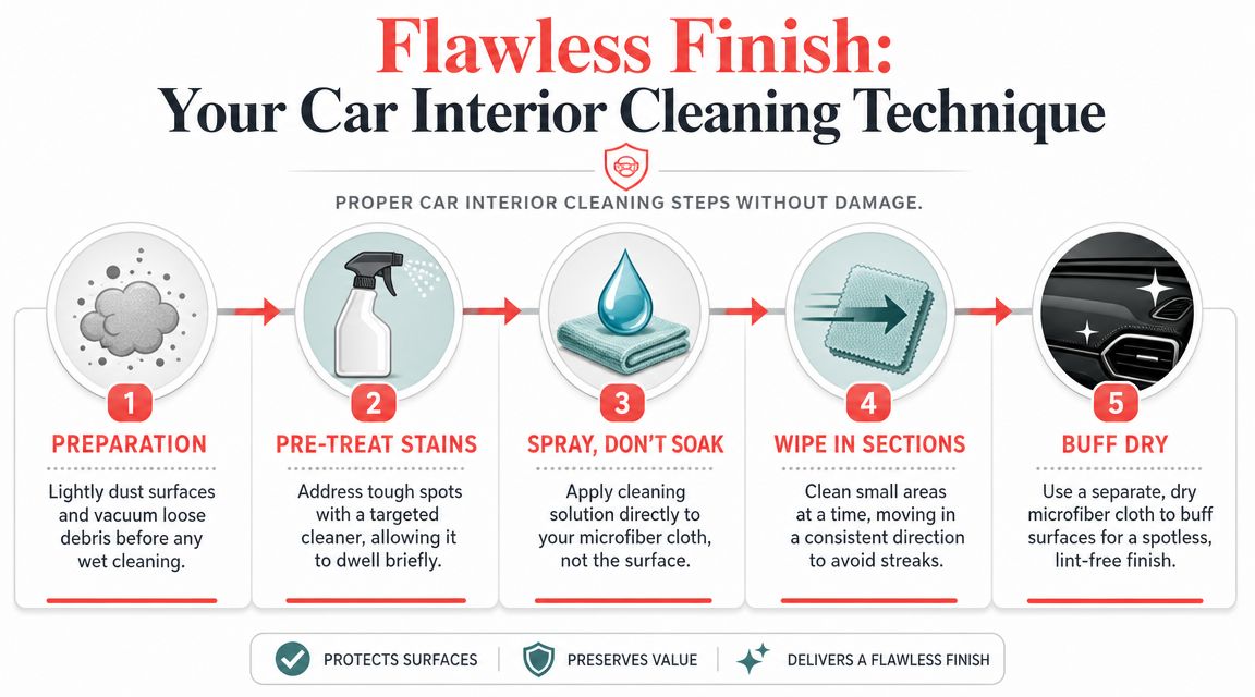 How to Clean Your Interior Without Causing Damage