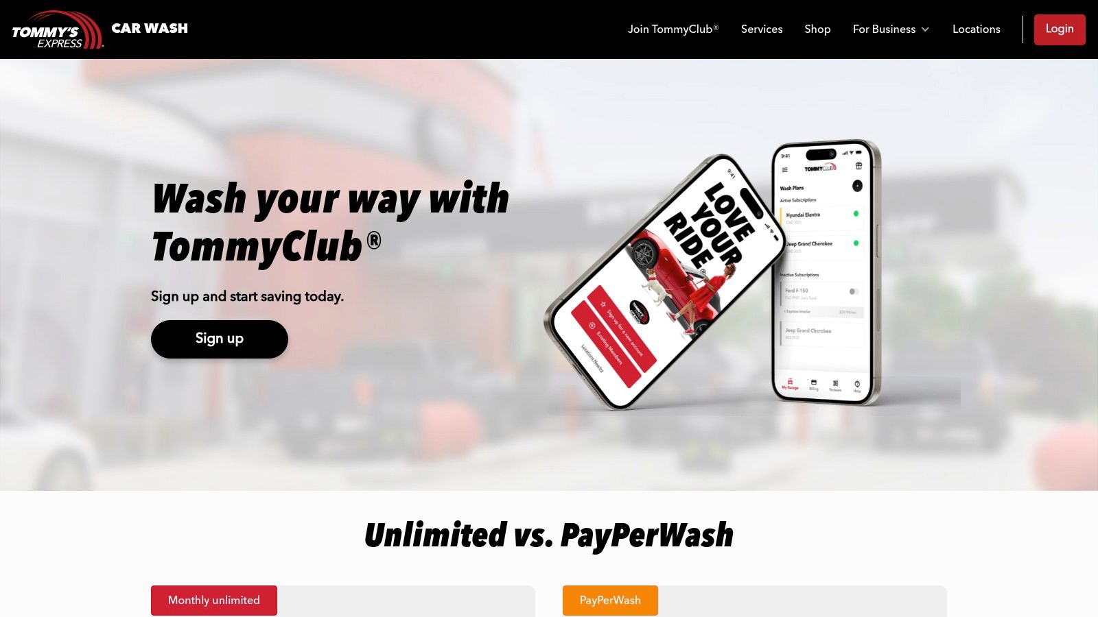 Tommy's Express – TommyClub Membership