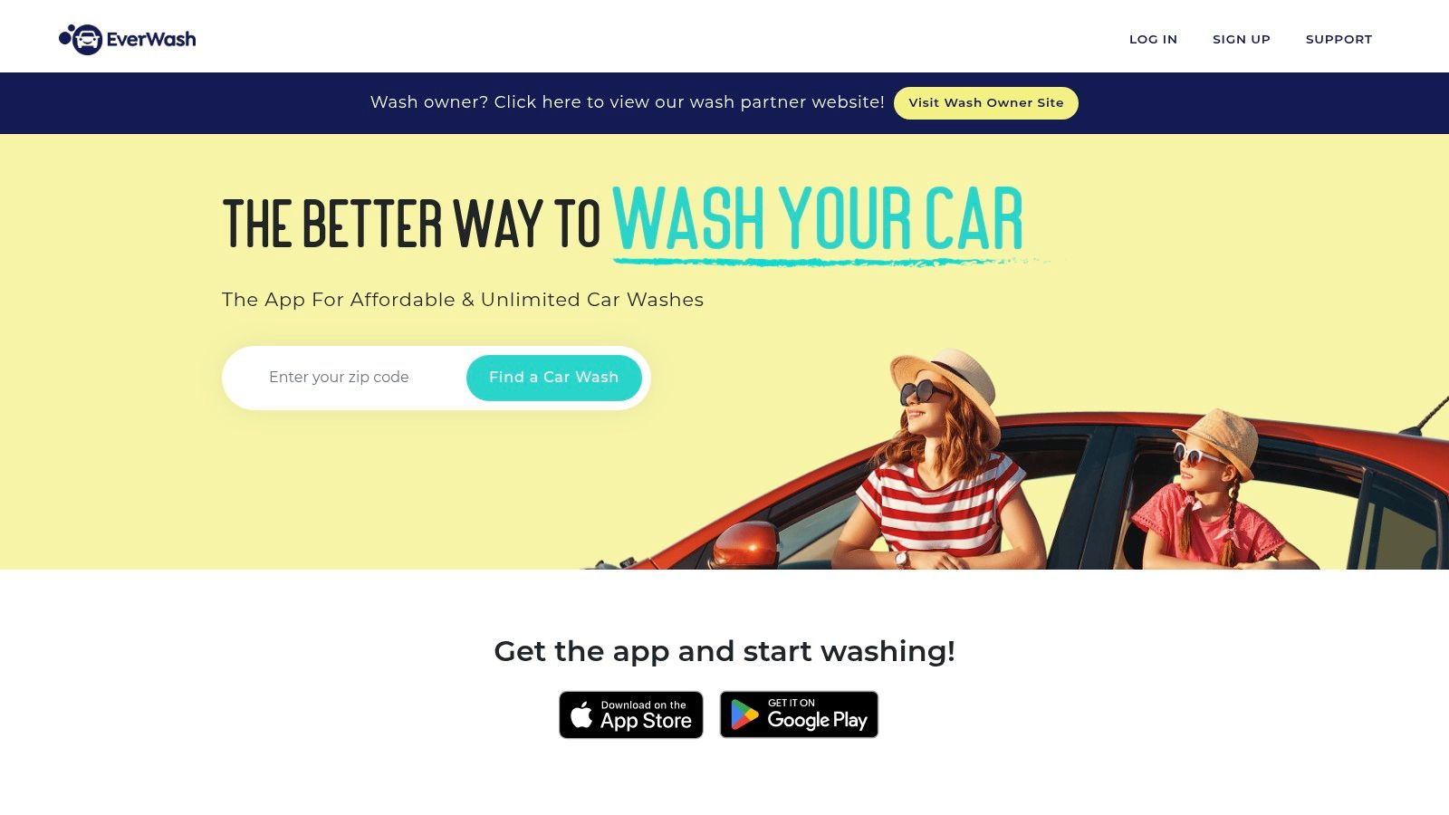 EverWash – Nationwide App Network of Local Washes