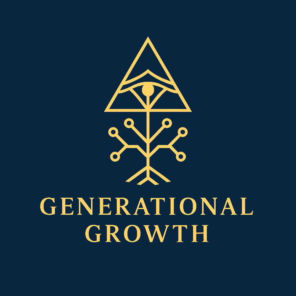 Generational Growth logo — gold geometric tree symbol representing disciplined wealth building