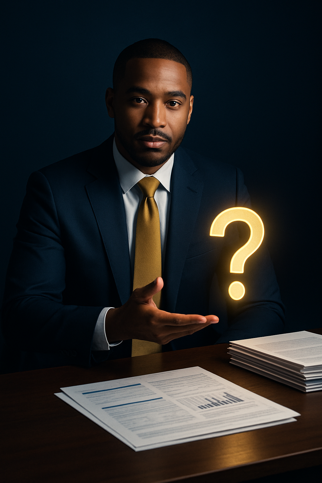 Advisor reviewing financial charts symbolizing clarity and simplicity in wealth building