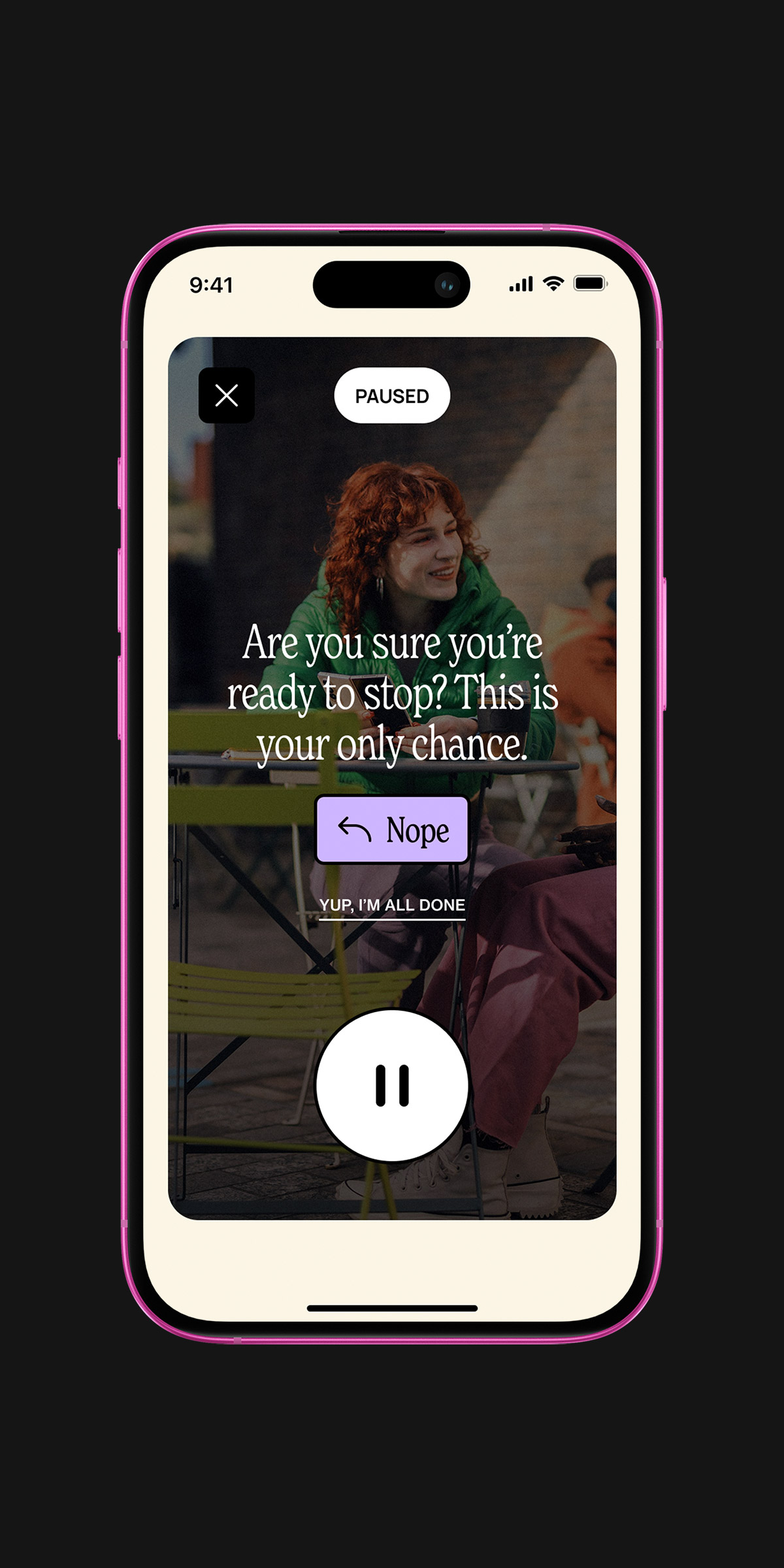 Prologue by NIDA app screen