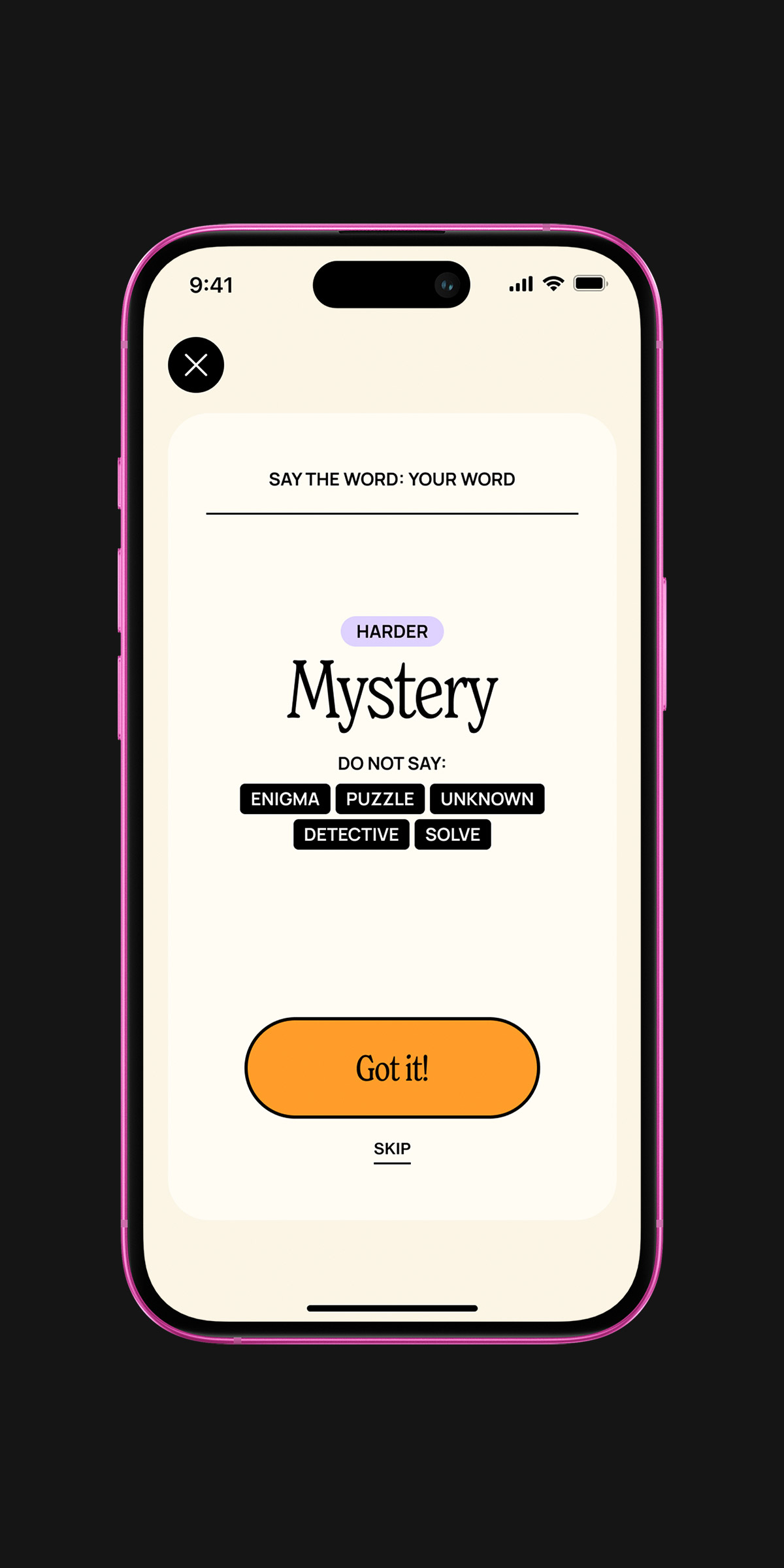 Prologue by NIDA app screen