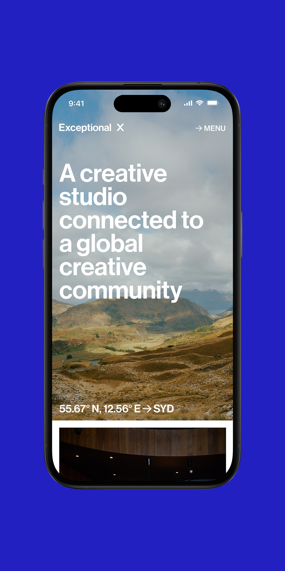 Exceptional X web screens