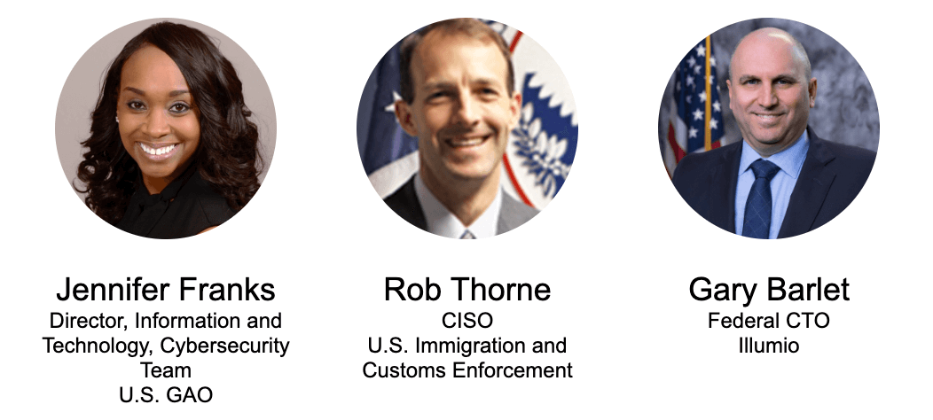 Federal cybersecurity leaders, including Jennifer Franks, Rob Thorne, and Gary Barlet